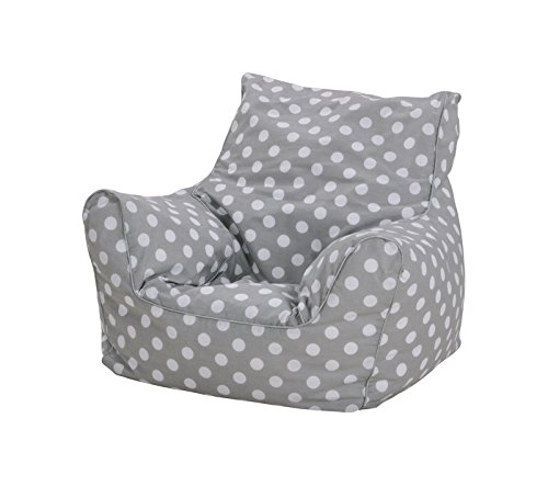 Knorrtoys 68204 - Saco de Asiento Infantil Gris con Lunares.