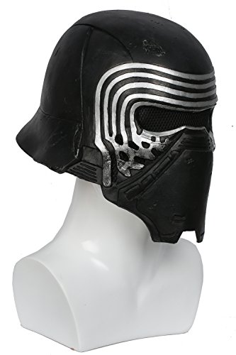 Kylo Mask Deluxe Black Series - Casco de látex para hombre, réplica de disfraz para adulto