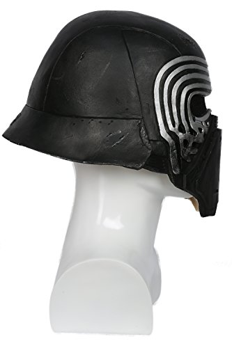 Kylo Mask Deluxe Black Series - Casco de látex para hombre, réplica de disfraz para adulto