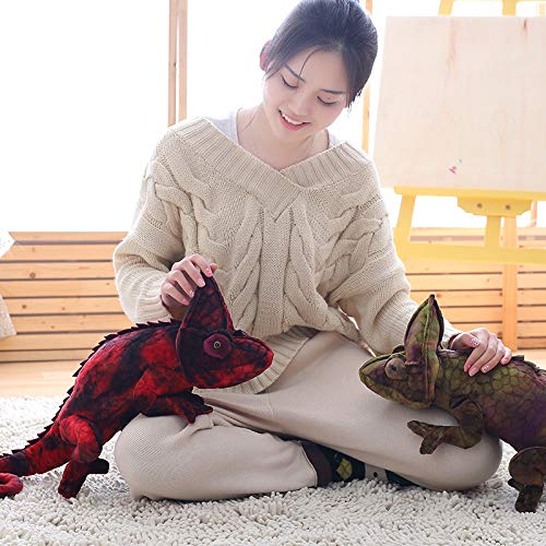 LAARNT Juguetes De Peluche Muñeca Lagarto Suave Y Cómoda Lagarto Colorido Cojines De Sofá Almohada Interesante Juguetes De Moda Mejor Regalo Decoración En El Hogar 70CM