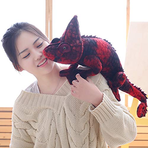 LAARNT Juguetes De Peluche Muñeca Lagarto Suave Y Cómoda Lagarto Colorido Cojines De Sofá Almohada Interesante Juguetes De Moda Mejor Regalo Decoración En El Hogar 70CM