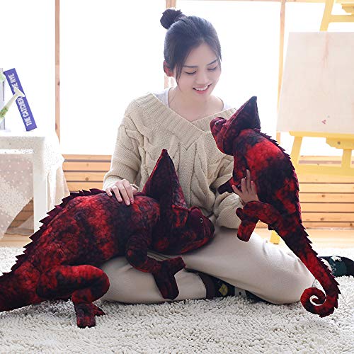 LAARNT Juguetes De Peluche Muñeca Lagarto Suave Y Cómoda Lagarto Colorido Cojines De Sofá Almohada Interesante Juguetes De Moda Mejor Regalo Decoración En El Hogar 70CM