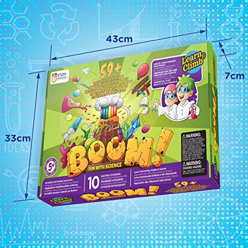 Learn & Climb Kids Kit de la Ciencia - más de 60 experimentos, la diversión con la Ciencia! ( Manual Claro en español)