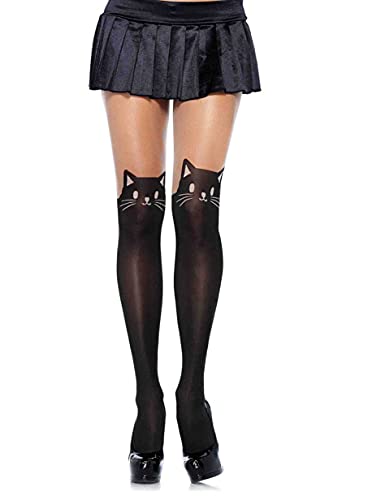 Leg Avenue- Guerrero Mujer, Color Negro y Desnudo, Talla Única (EUR 36-40) (D-7908 Black)