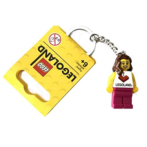 Lego Llavero, diseño de mujer con texto "I Love Legoland 851330