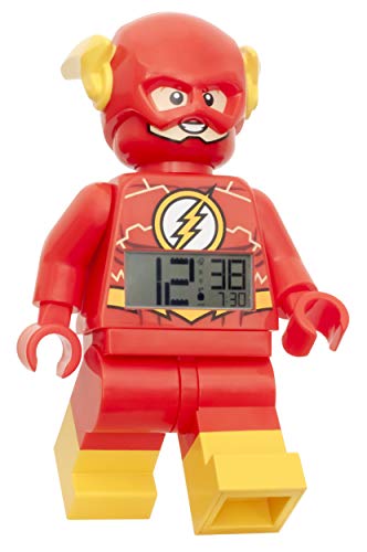 LEGO Reloj Despertador, Rojo/Amarillo, DC Comics The Flash