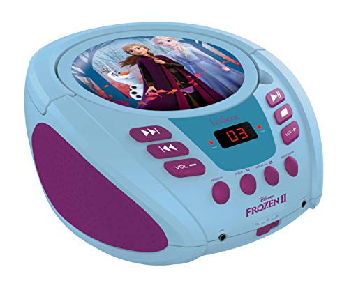 Lexibook RCD108FZ- Lector Radio CD Frozen, Azul