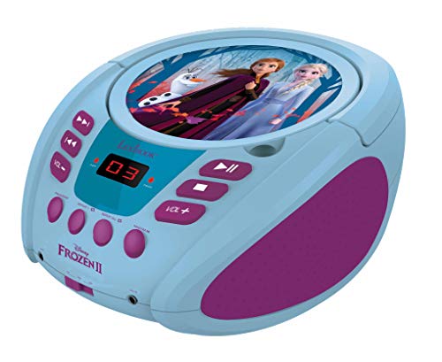 Lexibook RCD108FZ- Lector Radio CD Frozen, Azul