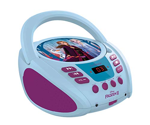 Lexibook RCD108FZ- Lector Radio CD Frozen, Azul