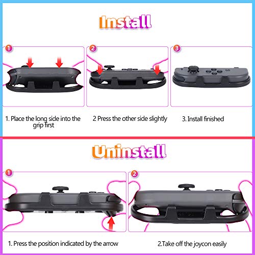 Leyu Pulseras inteligentes para Just Dance 2020 Switch Dancing Games, correas de muñeca para niños, accesorios JoyCon Grips (gris)