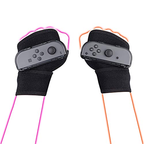 Leyu Pulseras inteligentes para Just Dance 2020 Switch Dancing Games, correas de muñeca para niños, accesorios JoyCon Grips (gris)