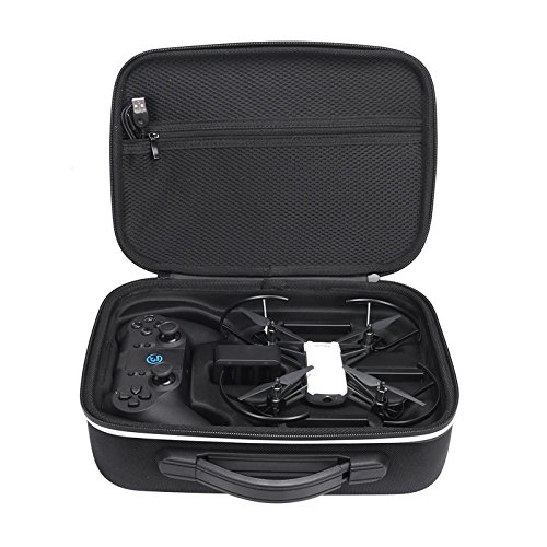 LICHIFIT PU EVA viaje llevar bolsa proteger almacenamiento caso para DJI RYZE Tello y GameSir T1d control remoto