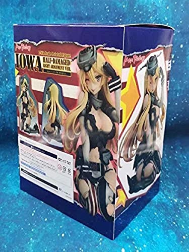 Lifelike Anime Kantai Collection Iowa Leichte Bewaffnung Ver. Bemalte PVC-Figur im Maßstab 1:8. Sammlermodell-Spielzeug