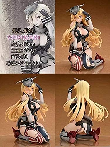 Lifelike Anime Kantai Collection Iowa Leichte Bewaffnung Ver. Bemalte PVC-Figur im Maßstab 1:8. Sammlermodell-Spielzeug