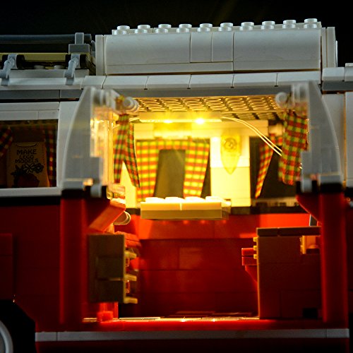 LIGHTAILING Conjunto de Luces (Creator Series T1 Camper Van) Modelo de Construcción de Bloques - Kit de luz LED Compatible con Lego 10220 (NO Incluido en el Modelo).