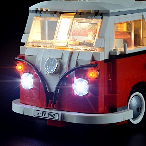 LIGHTAILING Conjunto de Luces (Creator Series T1 Camper Van) Modelo de Construcción de Bloques - Kit de luz LED Compatible con Lego 10220 (NO Incluido en el Modelo).