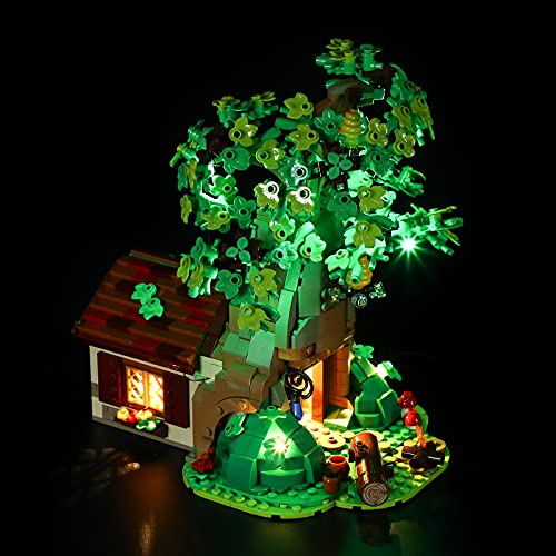 Lightailing Juego de luces para (Ideas Winnie the Pooh) Modelo de bloques de construcción – Kit de luz LED compatible con Lego 21326 (no incluye el modelo)