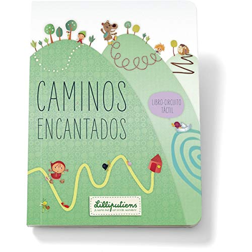 LILLIPUTIENS L-86484 - El Libro sensorial de los laberintos Caminos encantados (Castellano)