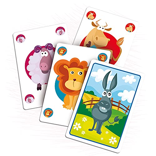 Lisciani Giochi - Ludoteca Le Cartas de los Niños Burro Juego de Sociedad, Multicolor, 85743