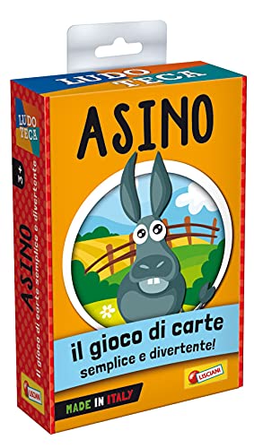 Lisciani Giochi - Ludoteca Le Cartas de los Niños Burro Juego de Sociedad, Multicolor, 85743