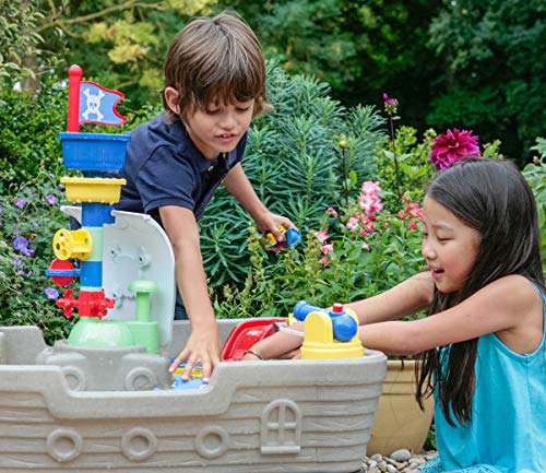 little tikes Anchors Away Barco Pirata - Juego Acuático para Niños - Seguro y Portátil - Fomenta el Juego Creativo