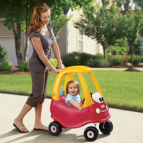 Little Tikes Camioneta Rosy para Montar - con Puertas Reales, Volante, Claxon, Tapón de Gasolina, Botón de Arranque - para el Juego Activo de los Niños