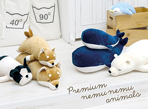 LivHeart Almohada de cuerpo Nemu Nemu Premium Almohada para el cuerpo Shiba (M) Kotaro Shiba Dog