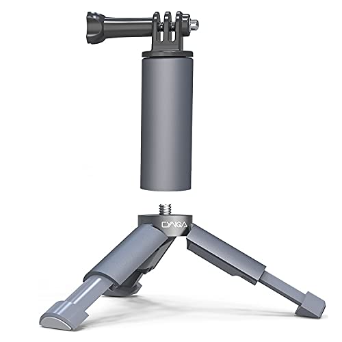 LIZHOUMIL Trípode Selfie Stick, Selfie Stick extensible compatible con la cámara de deporte compacta DJI Osmo Action, resistente al agua y al óxido Mini trípode