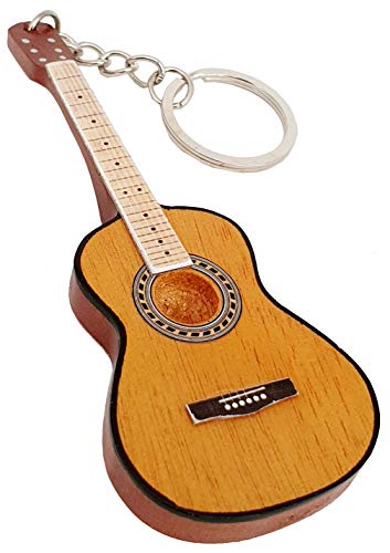 LLAVERO MADERA GUITARRA CLASICA ESPAÑOLA PACO DE LUCIA EGK-1143 REGALO MUSICAL ROCKMUSIC