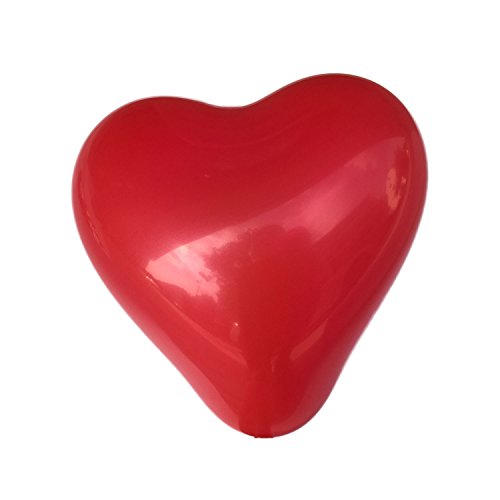 logei® Globos del corazón del amor 100pc globos (rojo)