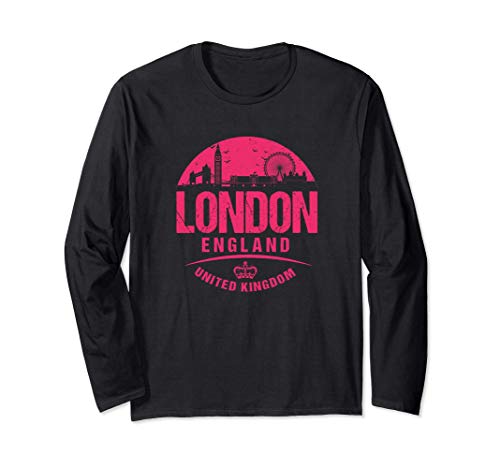 London England United Kingdom UK Cityscape Skyline Souvenir Manga Larga