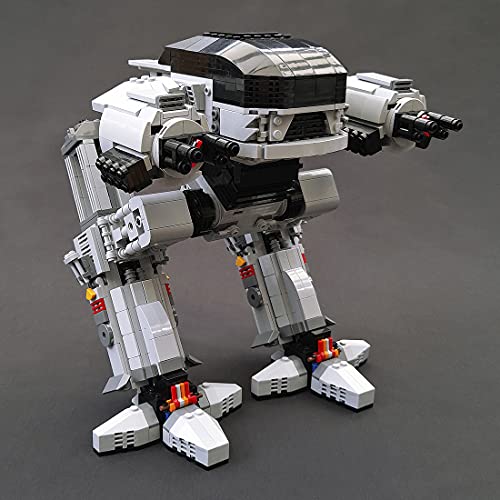 LOTSOFUN Mech Bauset UCS Scale ED-209 MOC-83742 - Figura de acción compatible con Lego (1473 piezas)