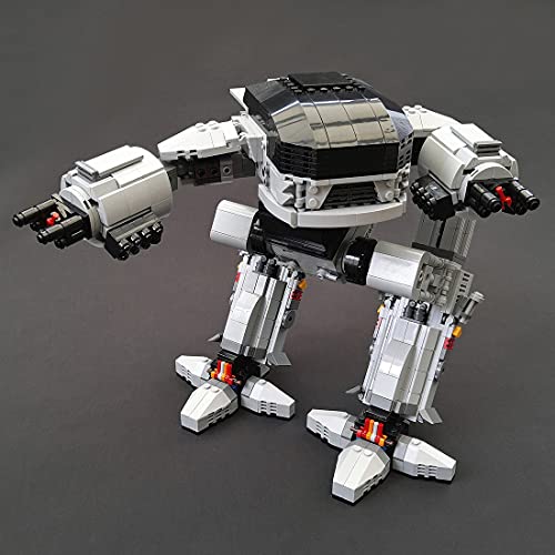 LOTSOFUN Mech Bauset UCS Scale ED-209 MOC-83742 - Figura de acción compatible con Lego (1473 piezas)