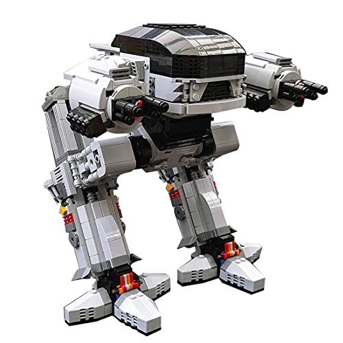 LOTSOFUN Mech Bauset UCS Scale ED-209 MOC-83742 - Figura de acción compatible con Lego (1473 piezas)