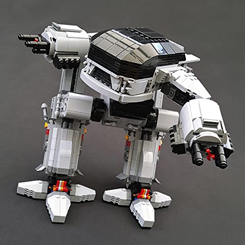 LOTSOFUN Mech Bauset UCS Scale ED-209 MOC-83742 - Figura de acción compatible con Lego (1473 piezas)