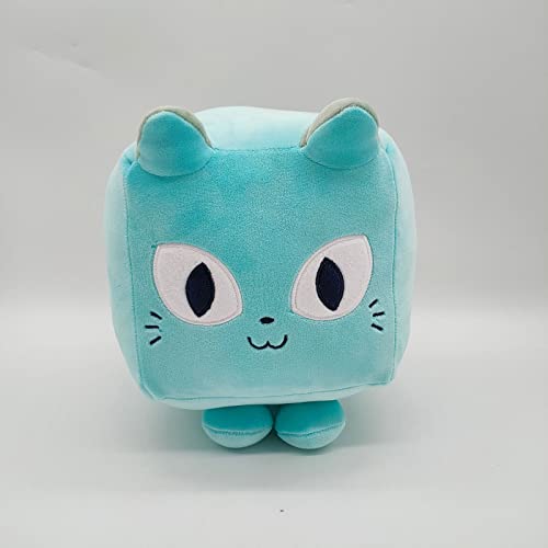 LPOIU Muñeca de peluche de 5.9 pulgadas, linda muñeca de felpa de gato azul, almohada de peluche suave en forma de mini gato para niños, felpa para viajes, hora de siesta y tiempo de juego