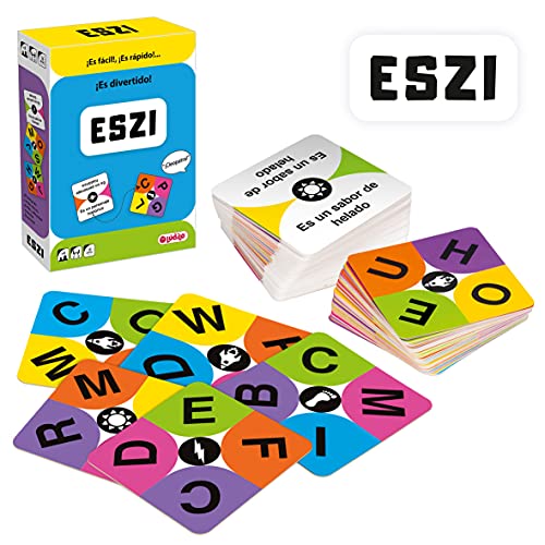 Lúdilo - Eszi, Juegos de mesa para niños, Juego cartas para mayores de 8 años, Jugar en familia o con amigos, Educativo y rápido,