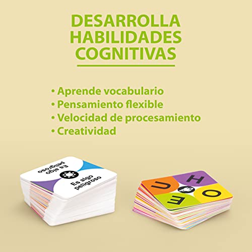 Lúdilo - Eszi, Juegos de mesa para niños, Juego cartas para mayores de 8 años, Jugar en familia o con amigos, Educativo y rápido,