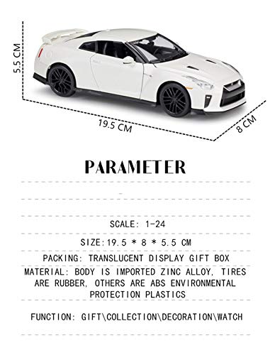 LYJB :24 para Ares GTR Modelo De Automóvil Pull Vehículos De Reparto Jugar Juguetes Favor De Niños Gifts Coche Modelo a Escala