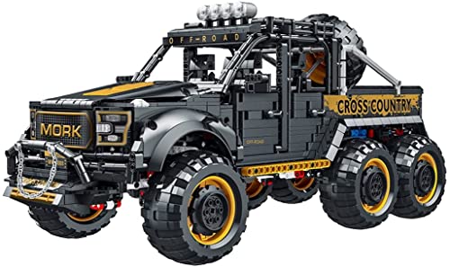 LYMHGHJ Technic Modelo de Coche Todoterreno, 3218 Piezas Technic 6 x 6 Todoterreno SUV vehículos Juegos de Bloques de construcción para Ford Raptor F150, Compatible con Lego Technic