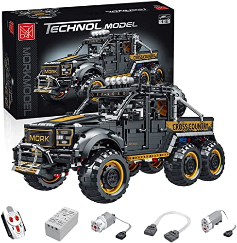 LYMHGHJ Technic Modelo de Coche Todoterreno, 3218 Piezas Technic 6 x 6 Todoterreno SUV vehículos Juegos de Bloques de construcción para Ford Raptor F150, Compatible con Lego Technic