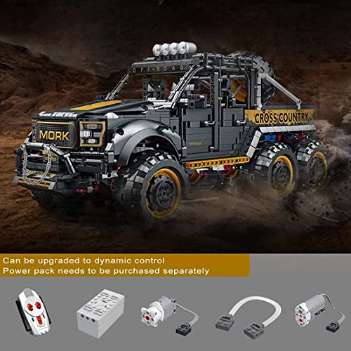 LYMHGHJ Technic Modelo de Coche Todoterreno, 3218 Piezas Technic 6 x 6 Todoterreno SUV vehículos Juegos de Bloques de construcción para Ford Raptor F150, Compatible con Lego Technic