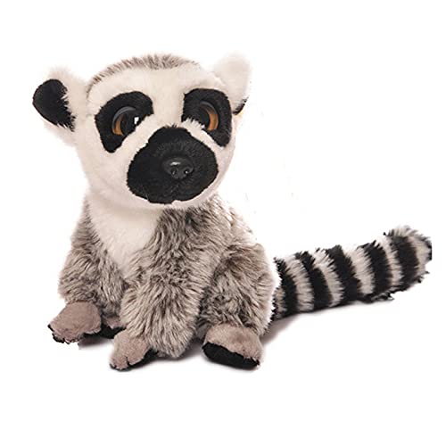 LYNLYN Juguetes Blandos 18 Cm Mini Tamaño Lemur Peluche Juguete Lindo Mono Peluche Juguete Peluche Liyannan (Height : 18cm)