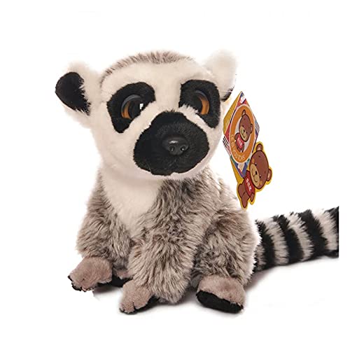 LYNLYN Juguetes Blandos 18 Cm Mini Tamaño Lemur Peluche Juguete Lindo Mono Peluche Juguete Peluche Liyannan (Height : 18cm)