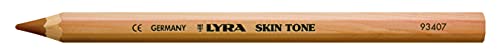 LYRA Color Giants Skin Tones - Estuche con 12 lápices hexagonales y mina, diámetro 6.25 mm;Lyra 3931124 Farb-Riese Skin Tones Etui K12 Kartonetui mit 12 Stück