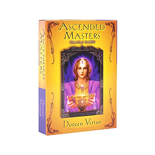 Maestros ascendidos Oracle Tarjetas,Ascended Masters Oracle Cards,with Bag,Tarot Cards