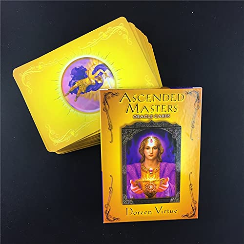 Maestros ascendidos Oracle Tarjetas,Ascended Masters Oracle Cards,with Bag,Tarot Cards