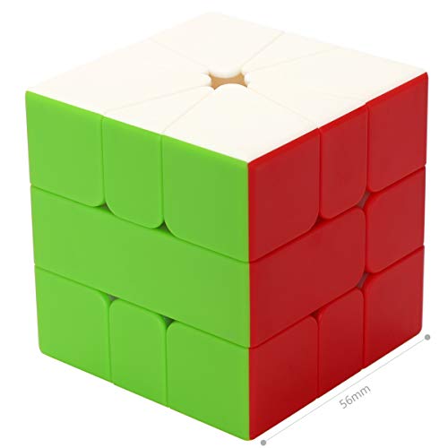 Maomaoyu Cuadrado un cubo cuadrado 1 velocidad cubo mágico SQ1 SQ-1 cubo mágico 3D rompecabezas torcedura cerebro Teasers calcetín relleno juguete para niños