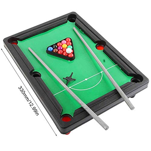 Markc De los niños Juego de Mesa Mini Billar Snooker Conjunto de Juguete Partido de la Familia Juego de cumpleaños Regalo de los niños Mayores de 3 años