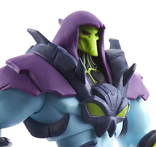 Masters of the Universe Figura de Acción Skeletor - Articulado - Con Accesorios - 13,9 cm - Regalo para Coleccionistas y Niños de 4+ Años